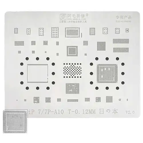 Replacement for AMAOE IP 7G/7P (A10)REWORK STENCIL - Quality Phone Parts in Sri Lanka